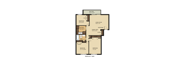 3 Bed  1 Bath