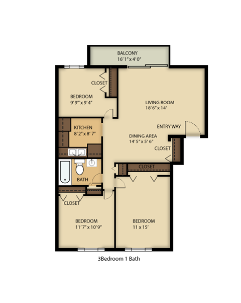 2301 Surrey Lane 1-3 Beds Apartment for Rent - Photo Gallery 10