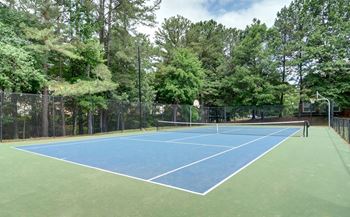 Lighted Tennis Court