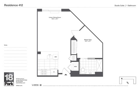 18 Park Avenue Studio-2 Beds Apartment for Rent - Photo Gallery 23