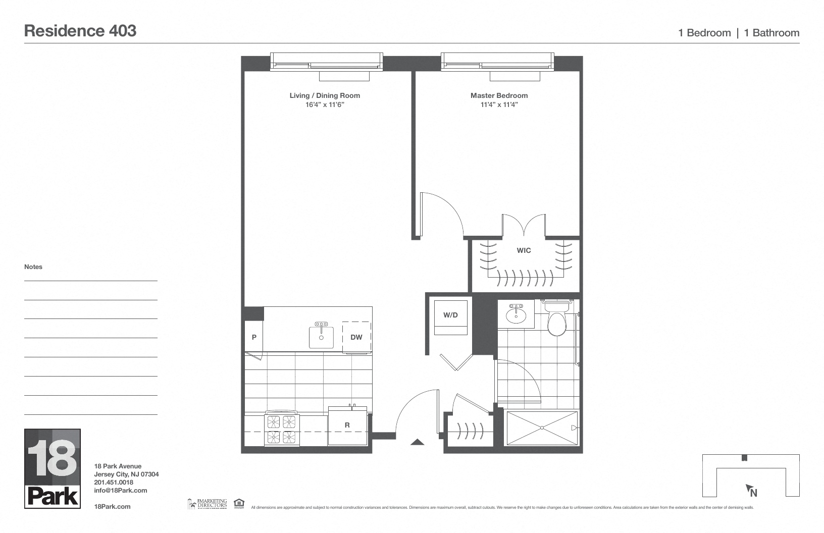 18 Park Avenue Studio-2 Beds Apartment for Rent - Photo Gallery 24