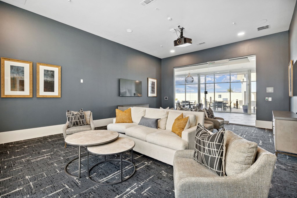 Room with big couch and large windows, Ironcrest, North Richland Hills, 76180