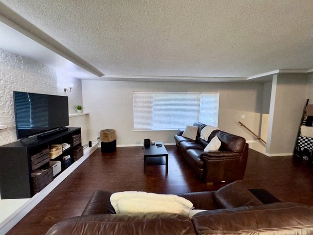 a living room with a couch and a television