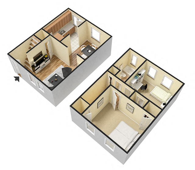 2 Bedroom