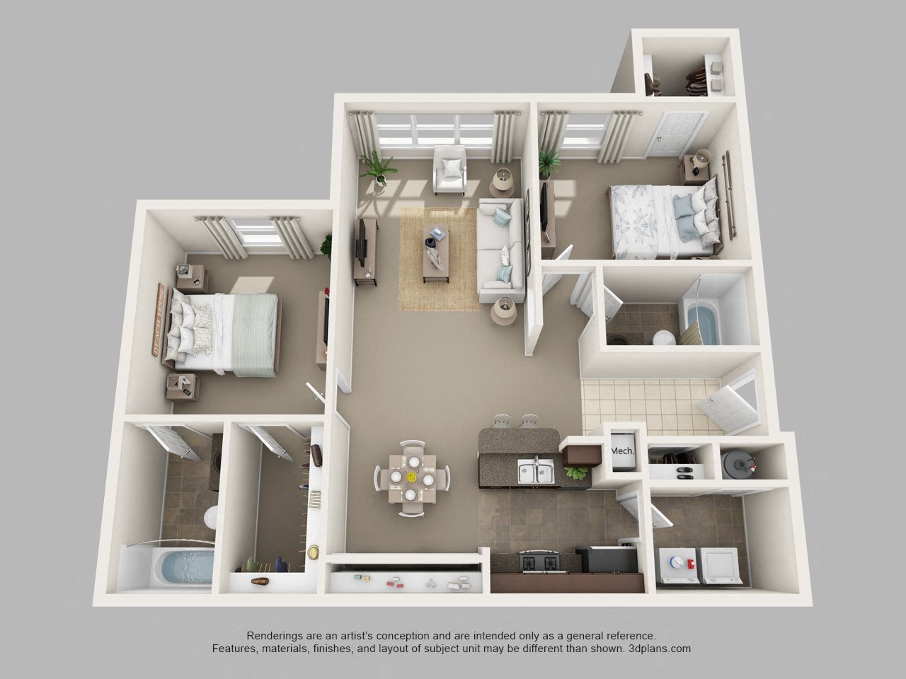 2 Bedroom