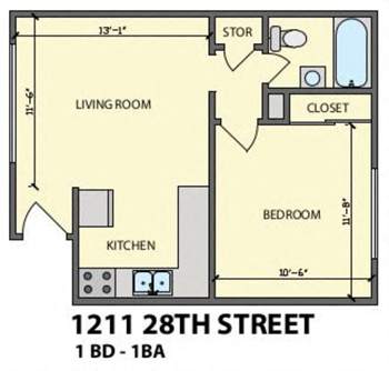 1211 West 28th Street 1-2 Beds Apartment, Student for Rent - Photo Gallery 2