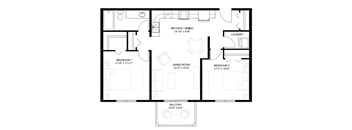Layout C - 2B1B
