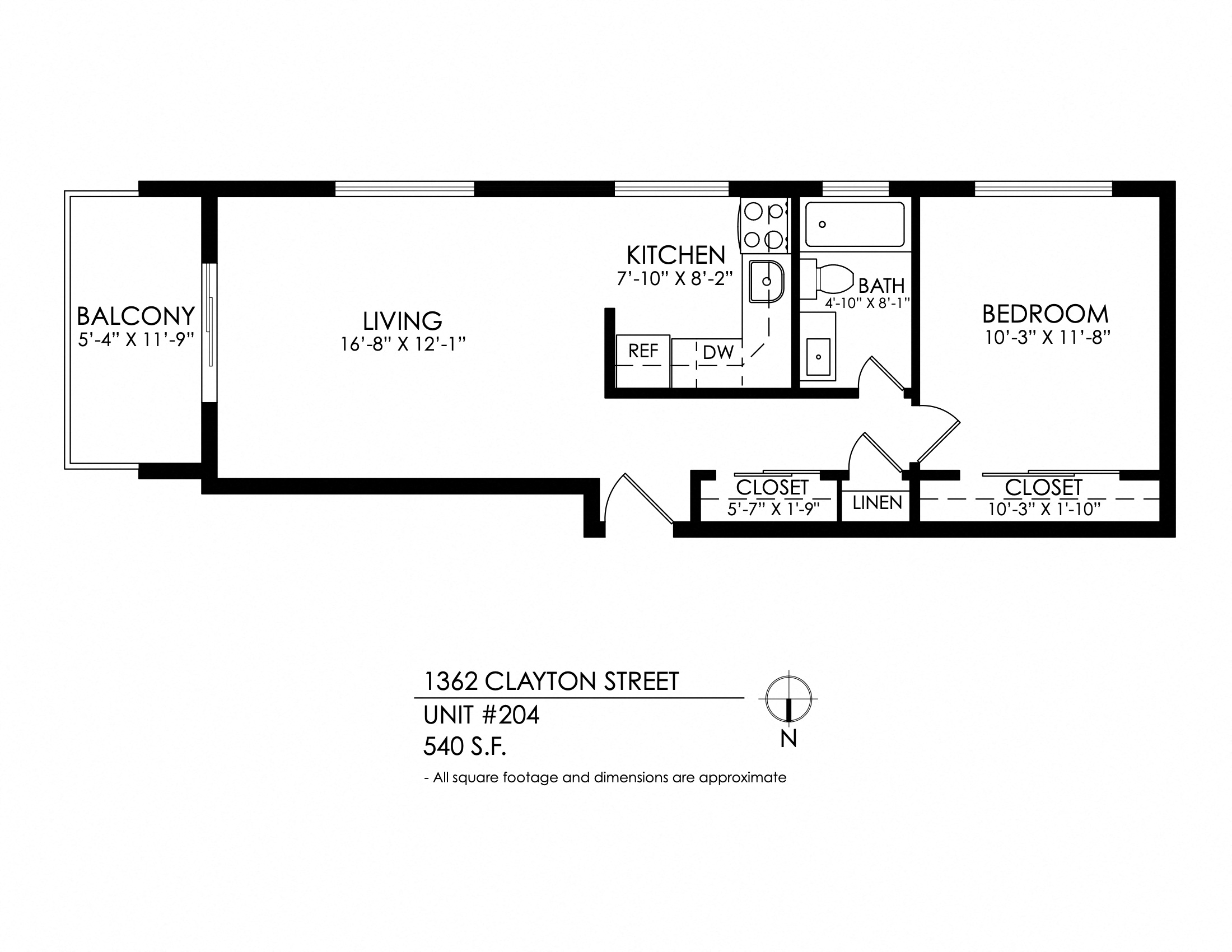 1 Bedroom x 1 Bathroom