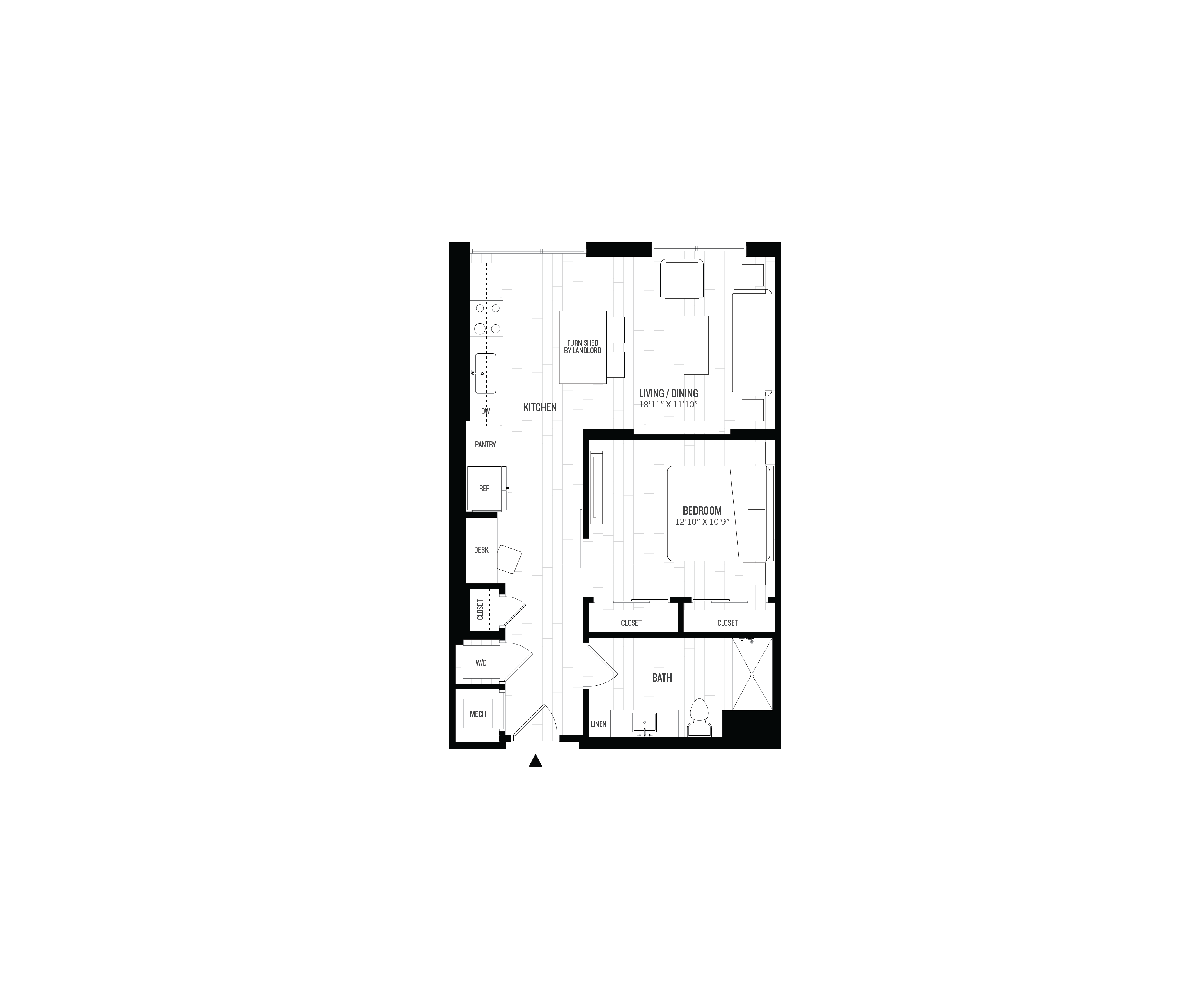 1 Bed/1 Bath-A6