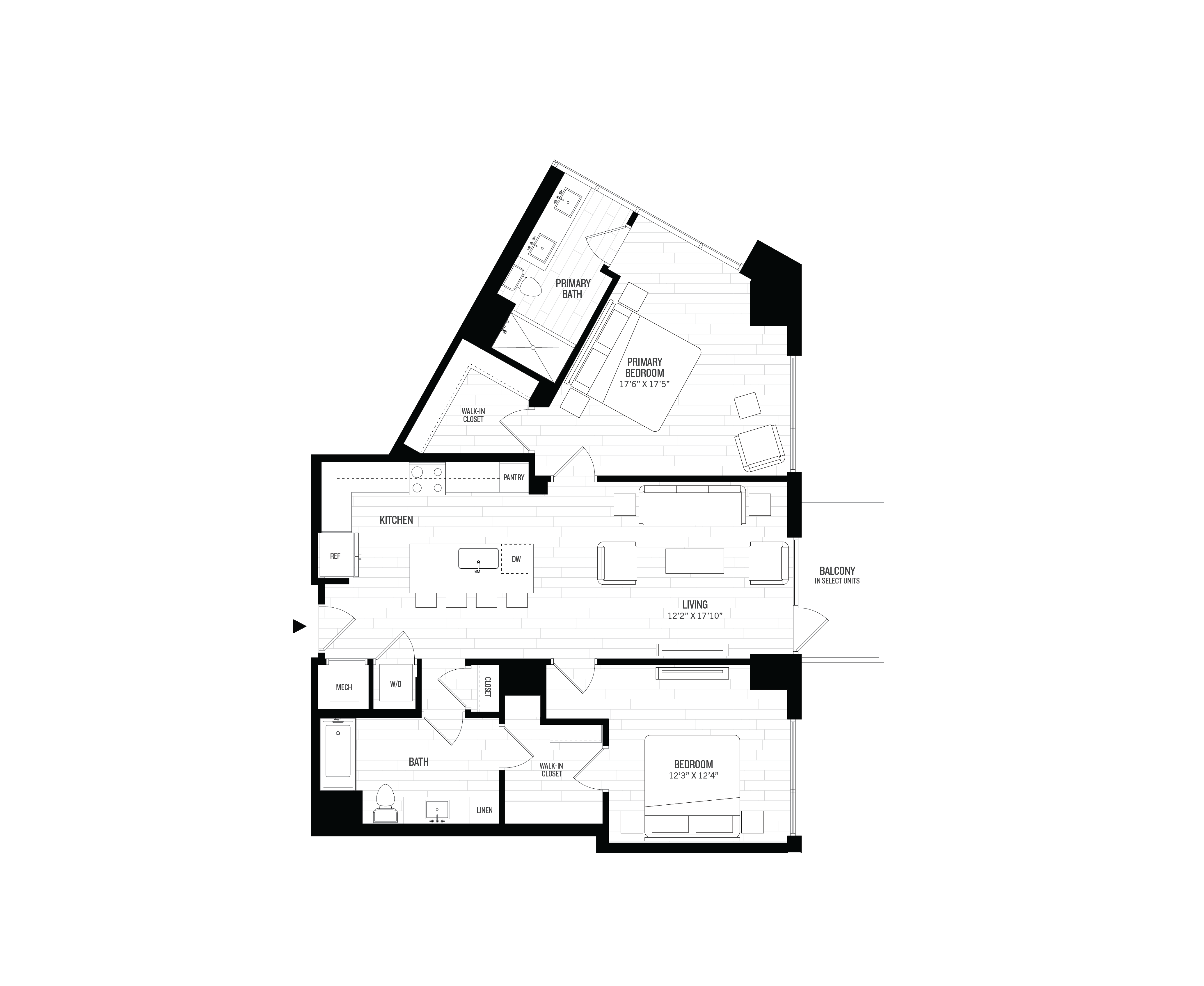 2 Bed/2 Bath-B2