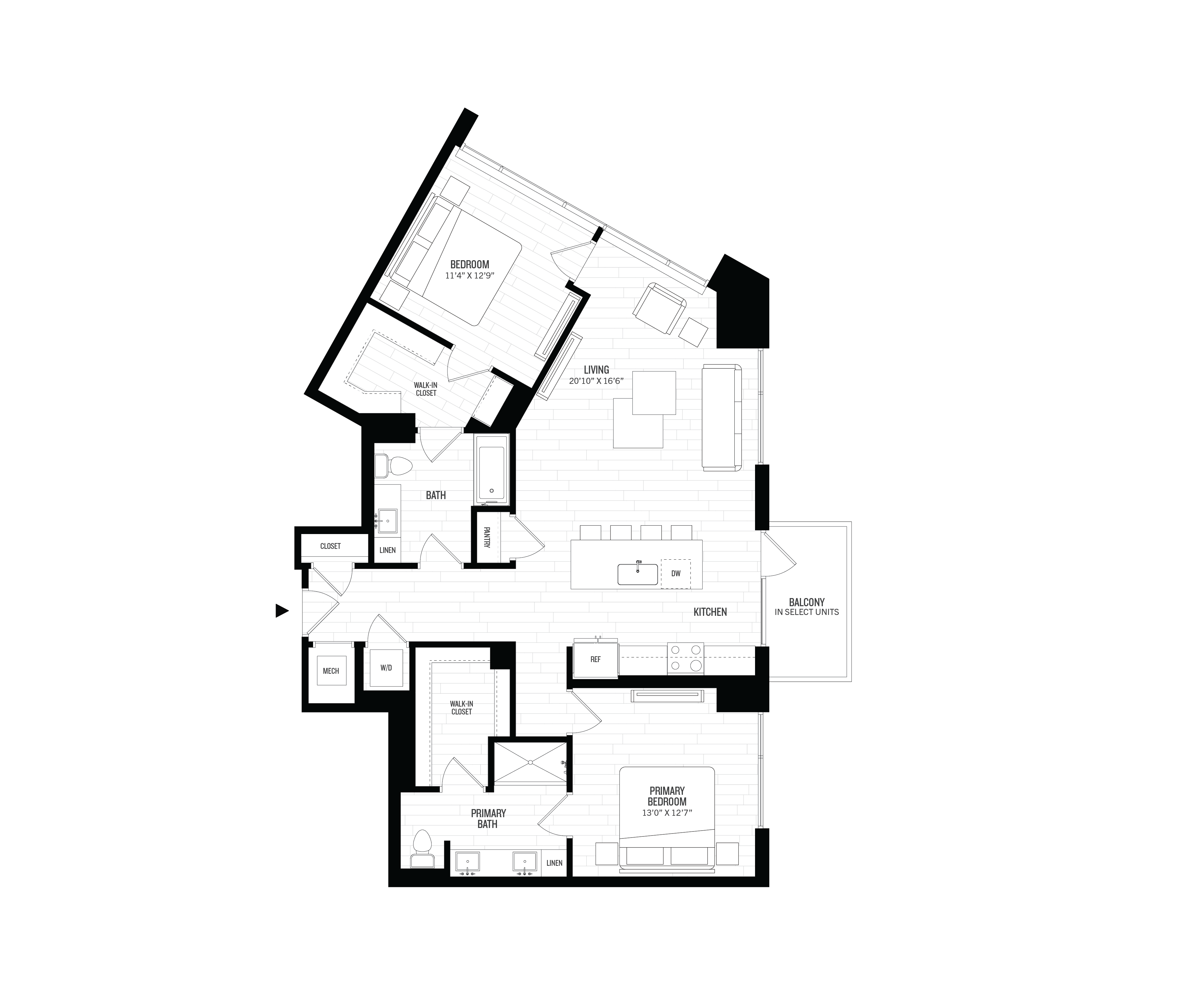 2 Bed/2 Bath-B5