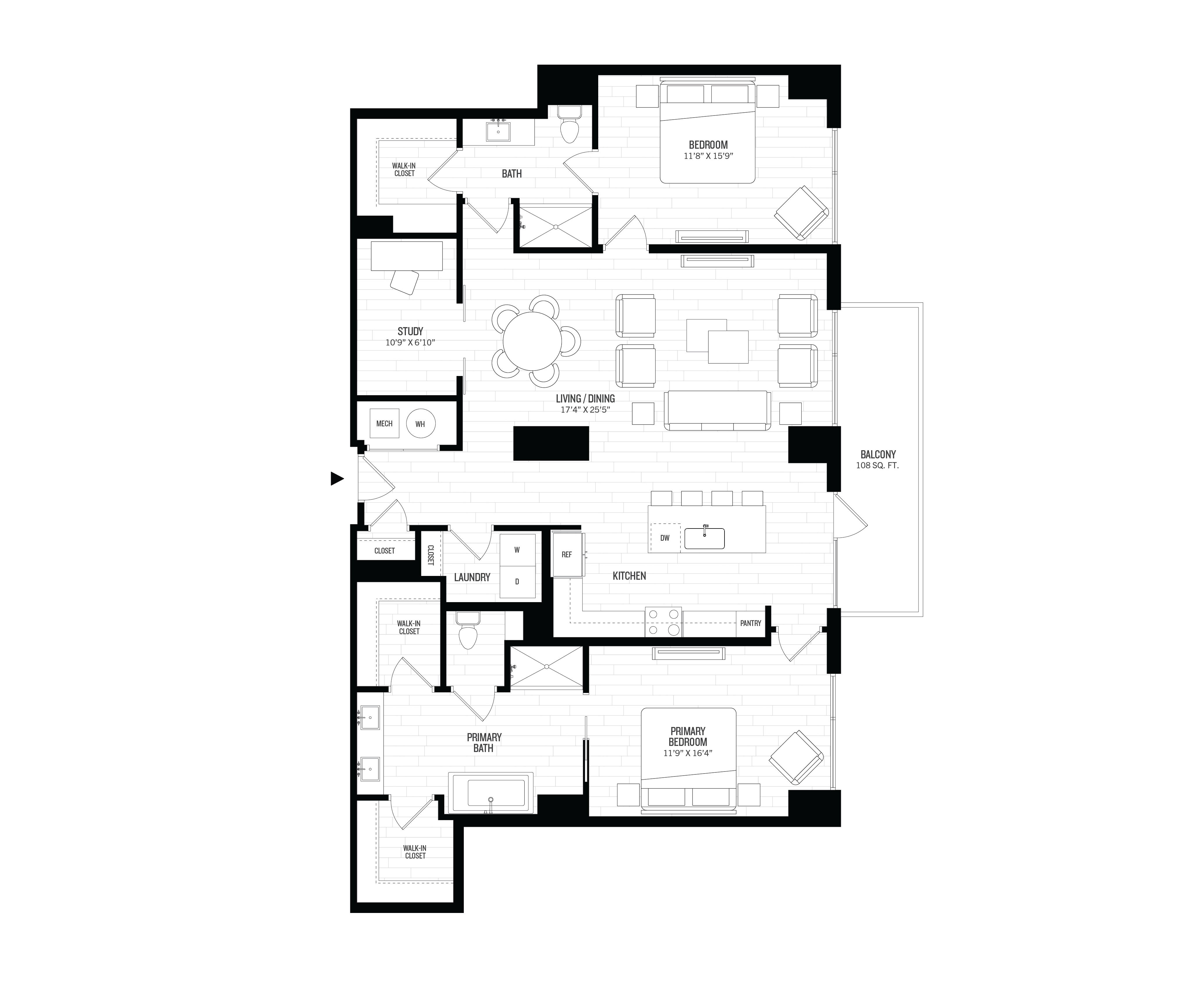 2 Bed/2 Bath Den-P3