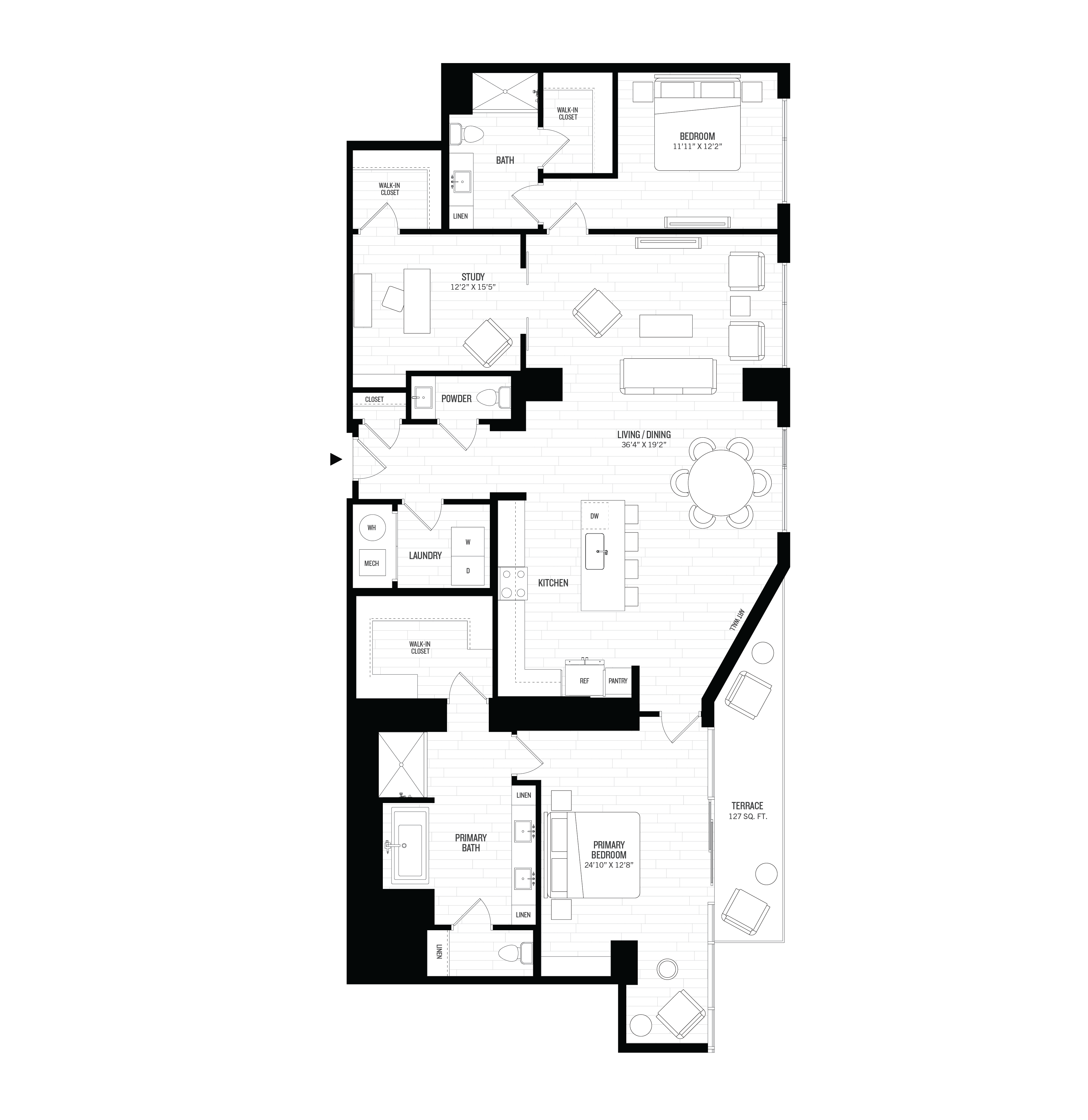 2 Bed/2.5 Bath Den-P4