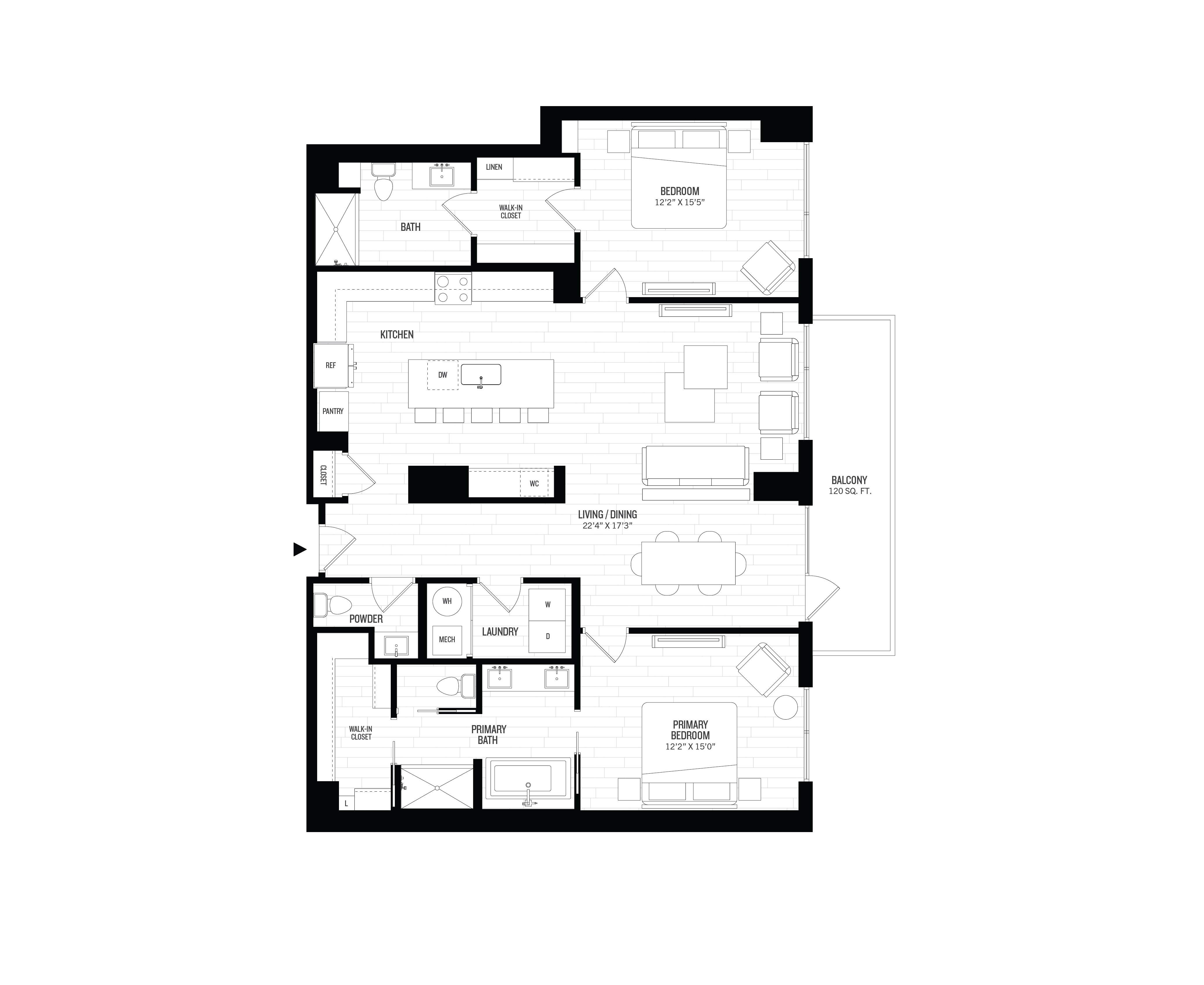 2 Bed/2.5 Bath-P7