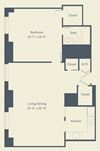 A10 Floor Plan A10 Floor Plan at The Franklin Residences, Philadelphia, PA