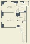 A11 Floor Plan A11 Floor Plan at The Franklin Residences, Philadelphia, Pennsylvania