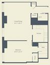 A3 Floor Plan A3 Floor Plan at The Franklin Residences, Philadelphia, PA, 19107