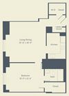 A5 Floor Plan A5 Floor Plan at The Franklin Residences, Philadelphia