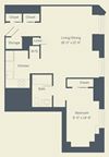 E2 Floor Plan E2 Floor Plan at The Franklin Residences, Pennsylvania, 19107