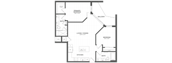 2 Bed/2 Bath-B6