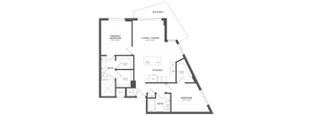 2 Bed/2 Bath-B8