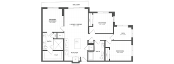 3 Bed/2 Bath Den-C1