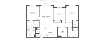 3 Bed/2 Bath Den-C2