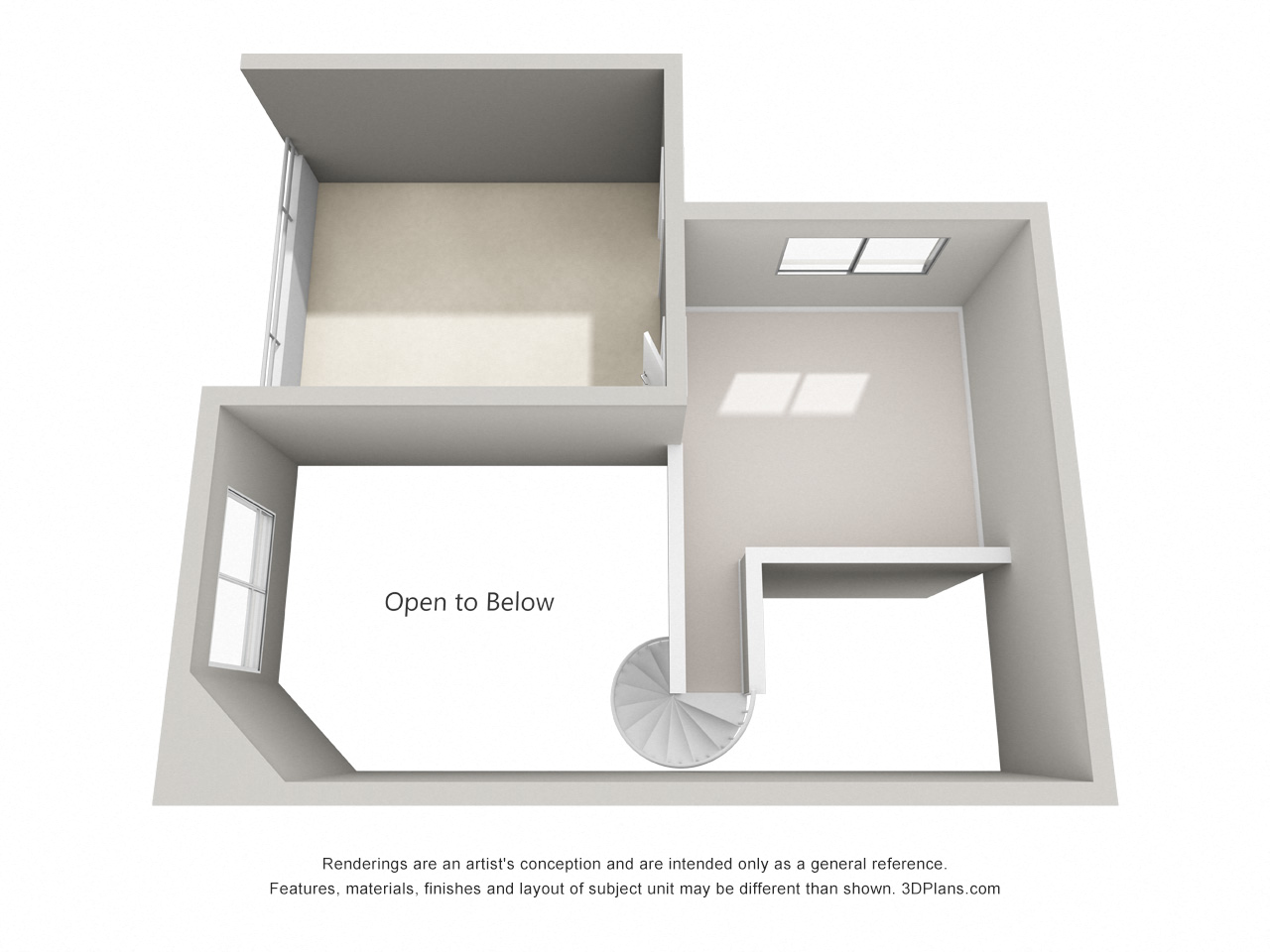 1BR 1BA plus loft - Plan F at Toluca Lofts, California, 91602