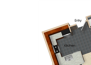 (A7) 1 Bedroom - 1 Bathroom Floor plan (A7) 1 Bedroom - 1 Bathroom Floor plan at Aurora, North Bethesda, MD,20852