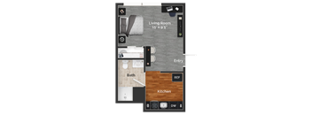 05 Studio, 1 Bathroom