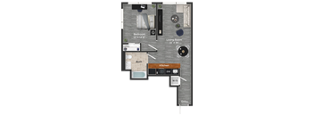 13 - 1 Bedroom, 1 Bathroom