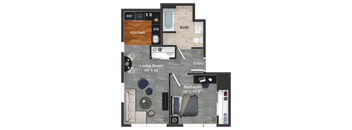 12 1 BED - 1 BATH