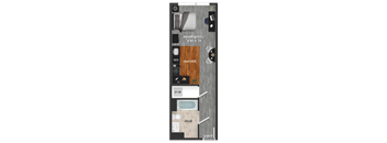 07 STUDIO - 1 BATH