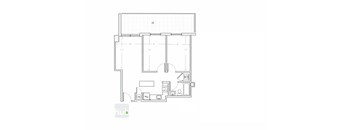 2 Bed - 1 Bath w/balcony
