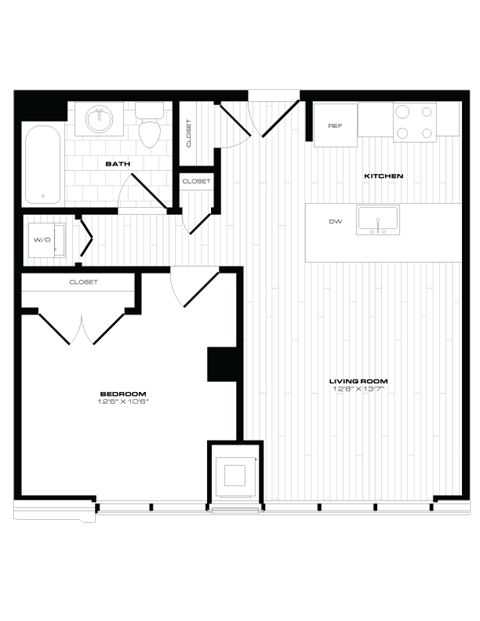 1001 Vine St Studio-2 Beds Apartment for Rent - Photo Gallery 42