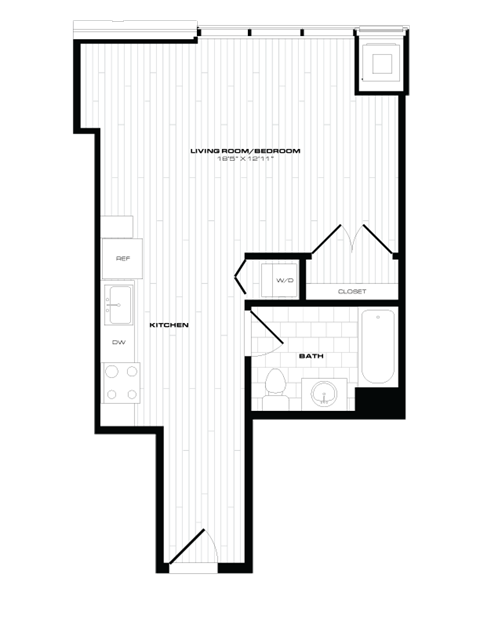 1001 Vine St Studio-2 Beds Apartment for Rent - Photo Gallery 47