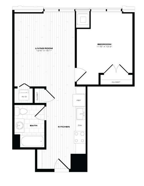 1001 Vine St Studio-2 Beds Apartment for Rent - Photo Gallery 45