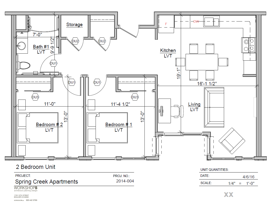 2 Bedroom 1 Bathroom