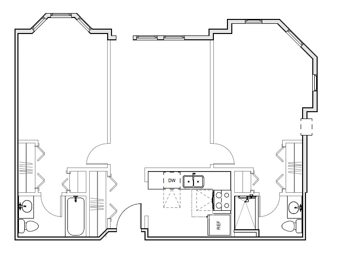 Unit G - 2 Bedroom