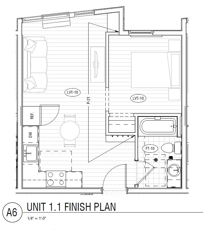 1 Bedroom - Type 1.1