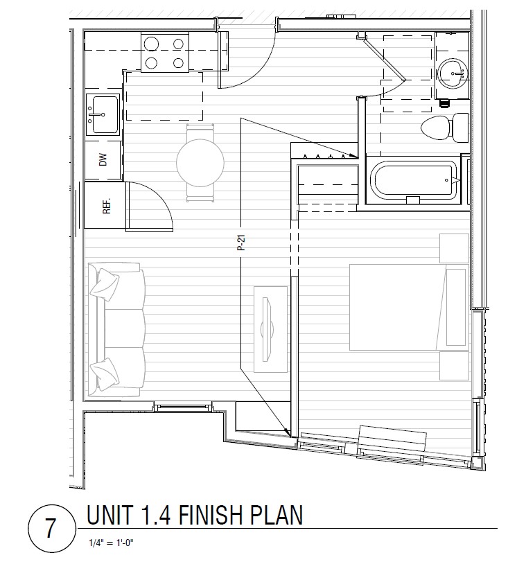1 Bedroom - Type 1.4