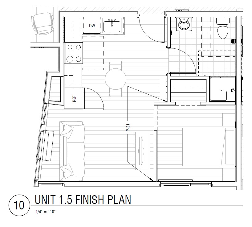 1 Bedroom - Type 1.5