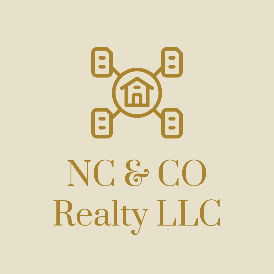 The image is a logo for NC & CO Realty LLC.