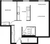2757 Battleford Rd.- 1 Bed- Plan D