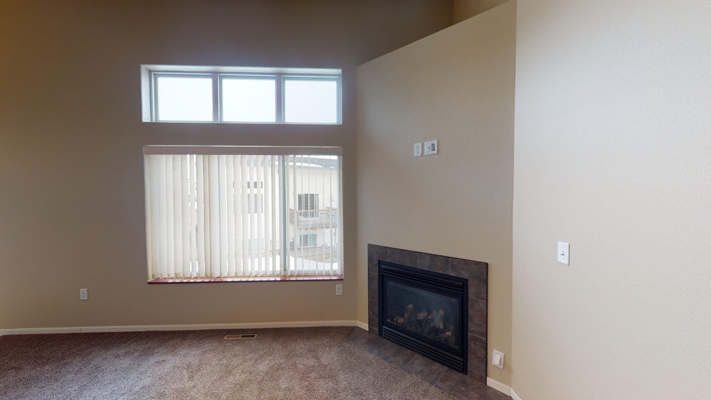 fireplace, living room