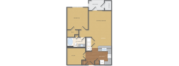 The Brightleaf with Study