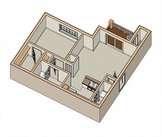 The Steamboat Floor Plan Swansea and OFallon IL Luxury Apartments For Rent - Floor Plans