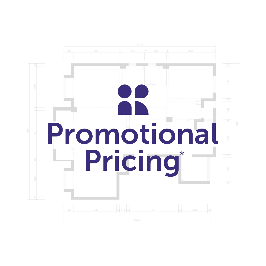 1 Bedroom Promotional Price For First 7 Months*