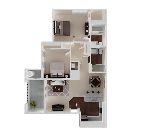 The Oaks at Hackberry | Apartments | Floorplan
