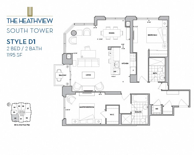 The Heathview Floor Plans Apartment Rentals Toronto